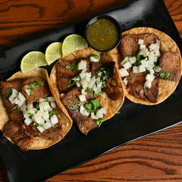 Tacos de Lengua (Beef Tongue).