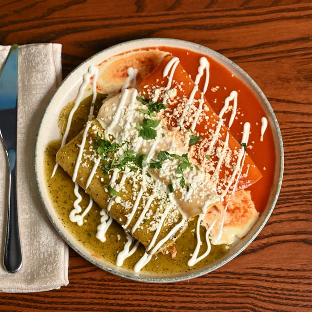 Enchiladas Banderita.