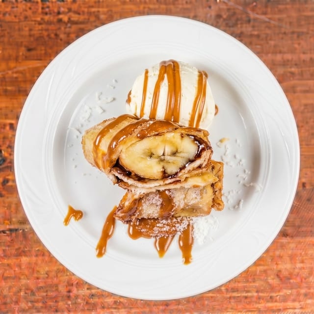 Banana Nutella Burrito.