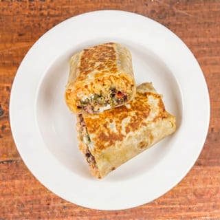 Poblano Burrito