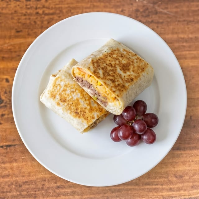 Kids Grilled Burrito.