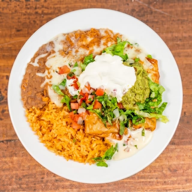 Chimichangas.